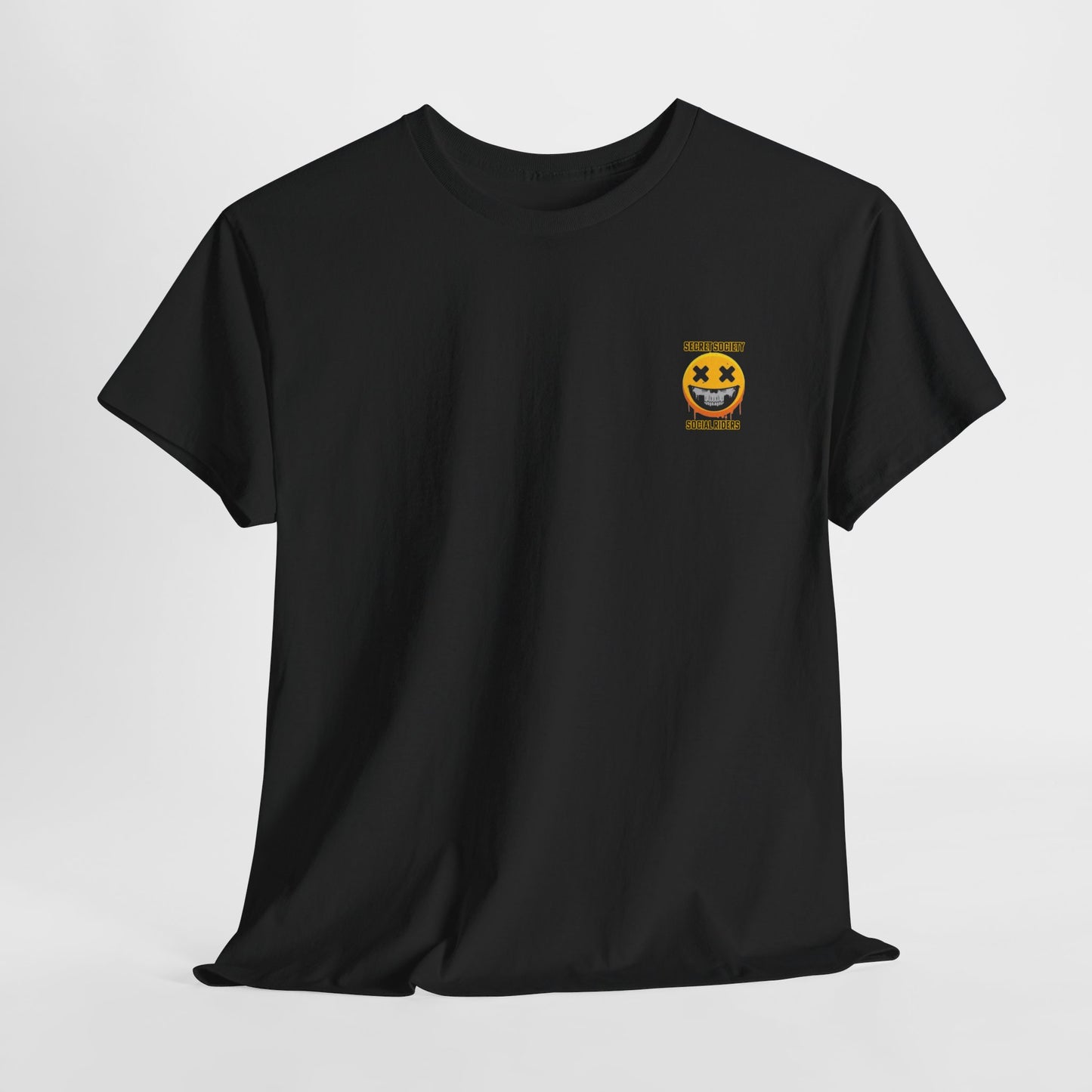 “Secret Society Social Riders” Yellow Face Tee